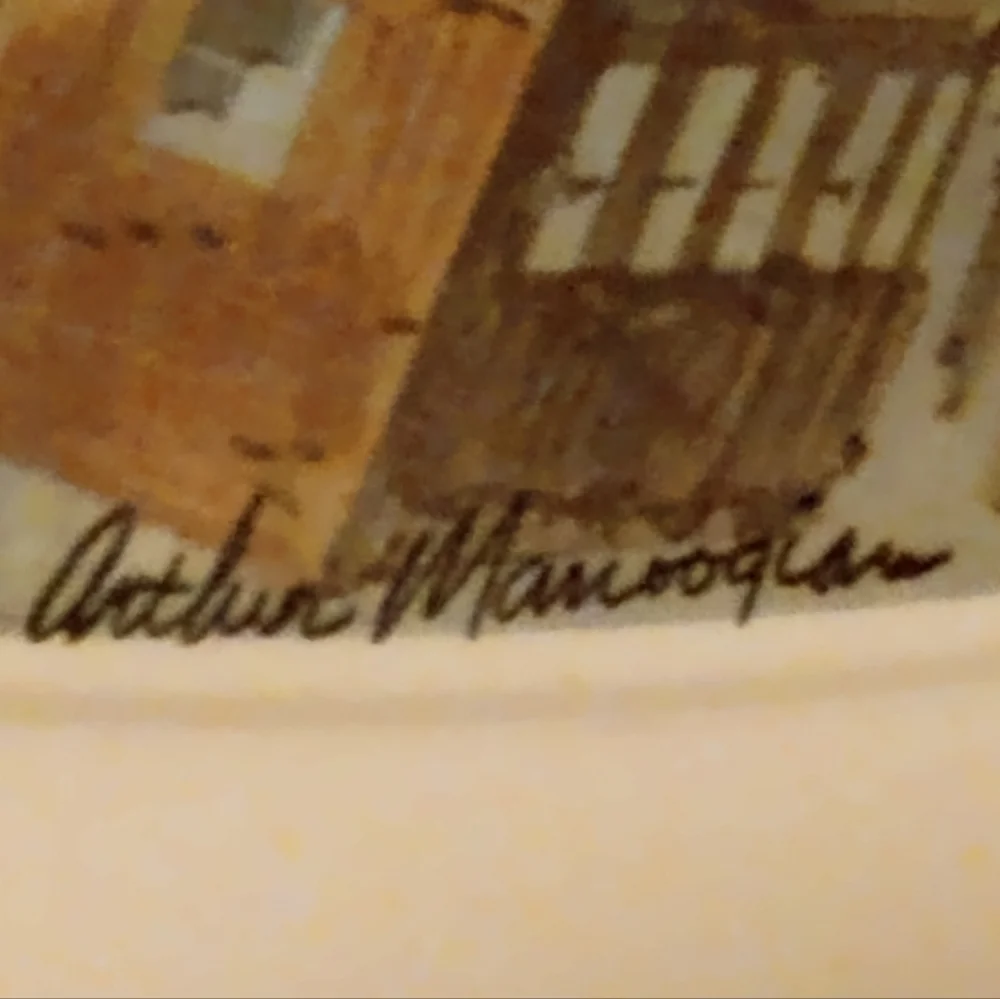Vintage Brookpark 1521 Massachusetts Bicentennial Platter Serving Tray